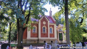 Kaplica na cmentarzu w Andrychowie - grób rodziny Kosvitzkych