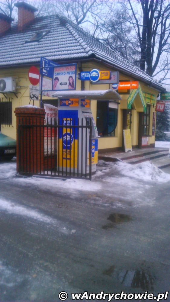 Bankomaty sieci Euronet i ING w Andrychowie na ulicy Legionów