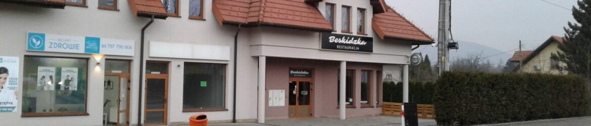 Restauracja Beskidzka w Andrychowie przy ulicy Beskidzkiej. Dawniej Gala - Miejsce Spotkań